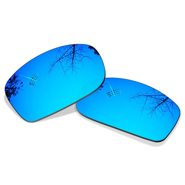 Bsymbo lentes de repuesto para Oakley Fives anteojos de sol cuadrados, múltiples opciones, Azul, 0 US