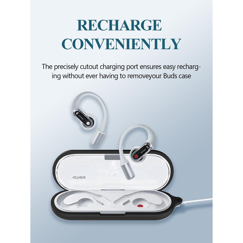 Case for Nothing Ear (Open) Open-Ear Headphones 2024, WUNIAK Soft