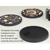 Absorbent Coasters for Drinks with Holder - 6packs, Silicone Coasters