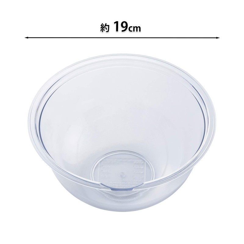 Kai Corporation DL7205 Plastic Bowl, 7.5 inches (19 cm), Little