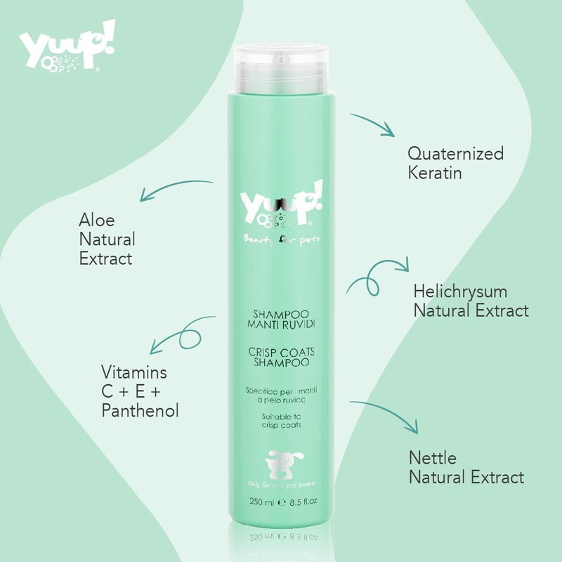 Yuup!® Dog Shampoo for Rough Coat (250 ml) pH Neutral,