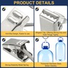 PATIKIL 100 Pcs String Light Hanging Clips, Stainless Steel Small