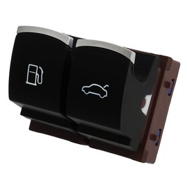 cciyu Release Button Switch, Fuel Tank Door Trunk Release Button Switch 35D959903, 3C0959903B fits for Volkswagen for Jetta MK5 MK6 for Golf MK5 MK6 for Passat B6 B7 for Scirocco for Polo 2004-2012