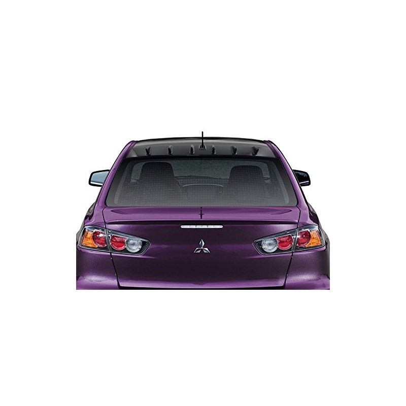 EPARTS Shark Fin Rear Roof Vortex Visor Spoiler Wing Fit