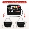 Ropch Handbag Organiser, Felt Bag Organiser Bag in Bag Inner