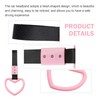 Zikefest 2PCS Heart Shaped Car Handle Straps, Rear Bumper Warning