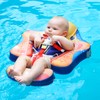 Mambobaby Baby Pool Float with Canopy, Non-Inflatable Infant Floats with