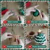 Fadcaer Christmas Crochet Kit for Beginners, Christmas Tree Crochet Knitting