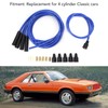 8mm Spark Plug Wire 1m Length High Efficiency Stable Ignition