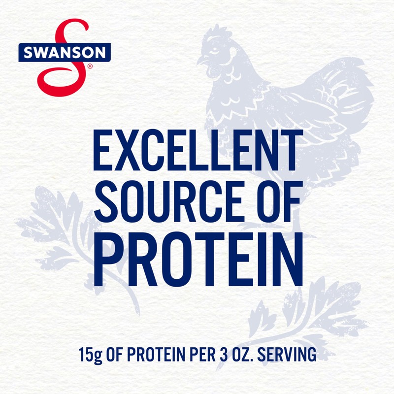 Swanson White and Dark Premium Chunk Canned Chicken Breast in