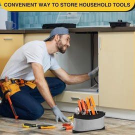 YUHOHO 6pcs Bolsas para Herramientas con Cremallera,Bolsas Para Herramientas Pequeñas Tela Oxford 1680D,Bolsa Utilitaria Impermeable con Cremallera Para Organizadores y Almacenamiento Herramientas