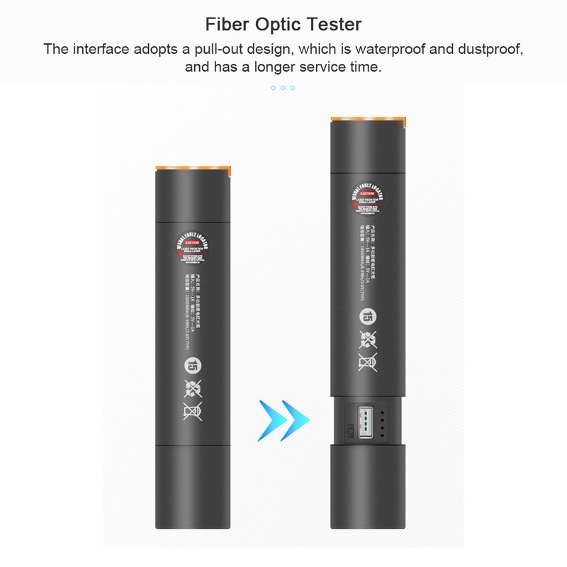 Handheld 10mw Fiber Optic Tester Portable Pen Type Red Light