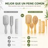 6 Piezas Cepillo para Cabello, Antiestático，Peine para Cabello Antiobstrucción, se