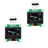 DiyStudio 2pcs 0.96 OLED i2c Inch Organic Module IIC/I2C Interface