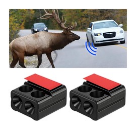 AICEL 2 Pair Car Deer Whistles, Automotive Physical Ultrasonic Self-Adhesive Siren Outdoor Mini Compacts Alert Device Accessory Safety Alarms Protections Collision Prevention, Universal Fit