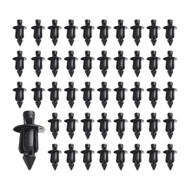 Adunsiaoto 50 Pieces Car Door Panel Clips, Car Panelling Clips Expanding Rivets, Universal Car Plastic Bumper Expansion Rivets, Auto Interior Door Body Bumper Dashboard Boot Lining Rivets Repair