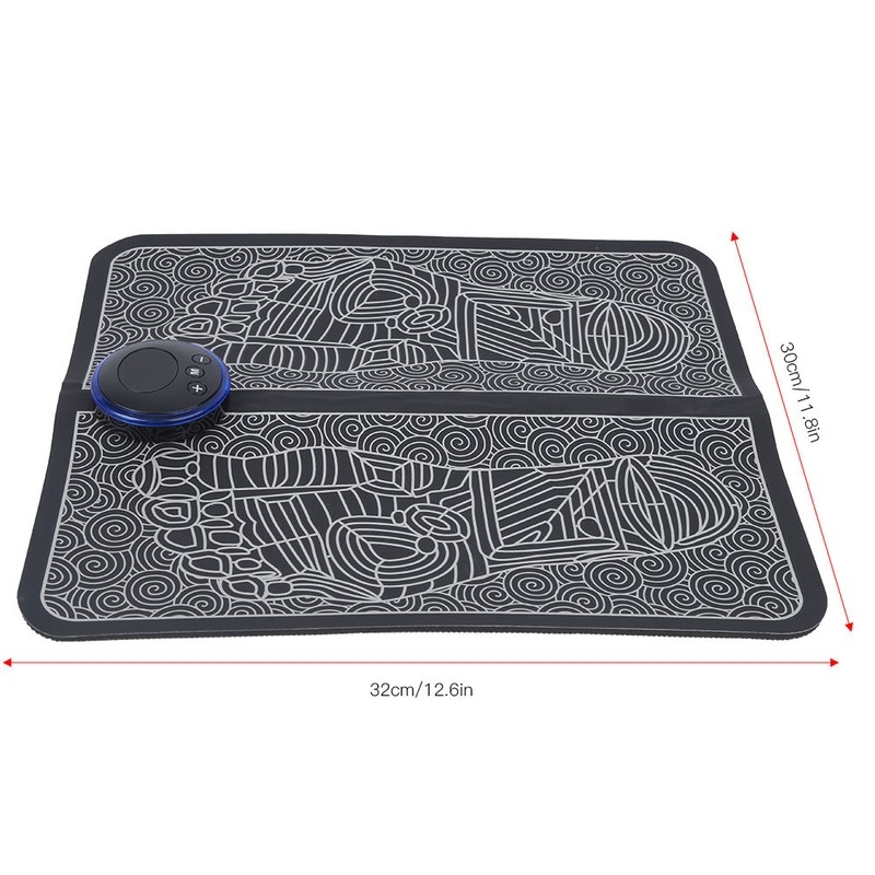 Pulse Electric Leg Feet EMS Massager Intelligent Massage Pad Cushion