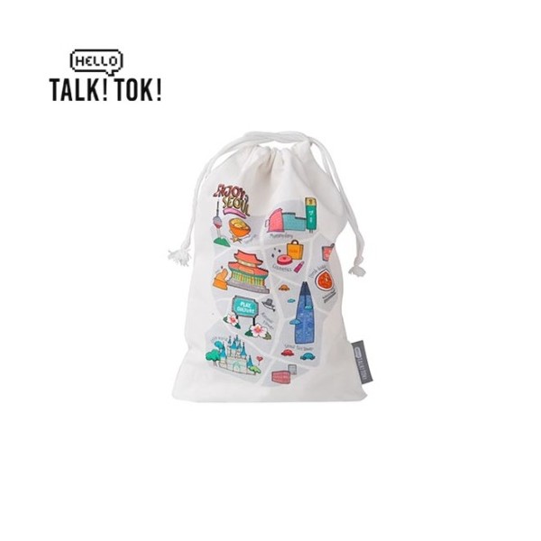 CLIO HELLO TALKTOK Enjoy Seoul String Pouch L 1ea