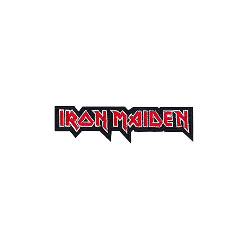 C&D Visionary Iron Maiden Logo Patch, Red, Black