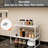 DPZM 16.5-27’’L 2Pack Expandable Kitchen Counter Shelf, Stackable Shelves for