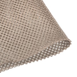 sourcing map Dark Khaki Speaker Mesh Grill Cloth (not cane webbing) Stereo Box Fabric Dustproof Cloth 100cm x 160cm 40 inches x 63 inches