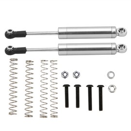 Aluminium Alloy Shock Struts Damper Remote Control Spare Parts for RGT 1/10 RC 86100 RC CrawlerSilver R86007S