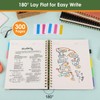 5 Subject Notebook College Ruled with Movable Tab Dividers, 300