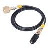 Soda Refill Adapter CO2 Cylinder Cartridge Fill Tank Connector with