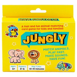 Jungly Card Game Fast Paced Animal Matching Game | Family Card Game for Kids Ages 6+ | 2–6 Players | 78 Cards | Great Travel Game & for Game Nights | Kids & Adults