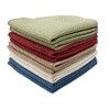 Eurow Microfiber Ultra Absorbent Fast-Drying Waffle Weave Dish Cloths for