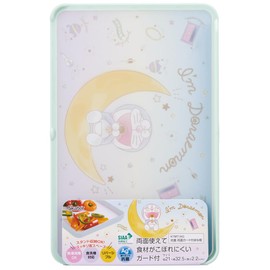 Skater KTMT1AG-A Chopping Board AG+ Antibacterial 21 x 32.5 cm M, Dishwasher Safe, Doraemon, Sparkling Pastel, Double Sided Food Spill Resistant Guard