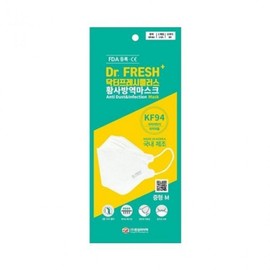 Dr. Fresh Plus Mask KF94 Medium White Individual Pack (30 Pieces)