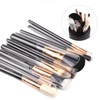 Z'OREYA Premium Travel makeup brush set 12 pieces essential Cosmetic