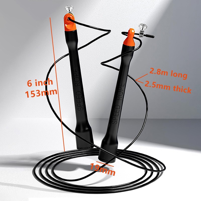 Speed Rope Speed Rope, Ultra Lightweight 105g, 9ft Cable, Metal
