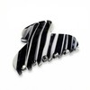 Medium Acetate Striped Hair Claw Clip for Women