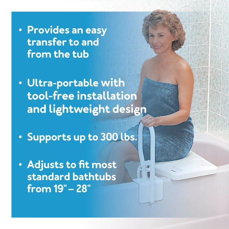 MOBB Portable Shower Bench - Bath Bench Can Be Adjusted