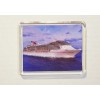 REFRIGERATOR MAGNET CARNIVAL LEGEND CRUISE SHIP #2 - 3.5”x 3”
