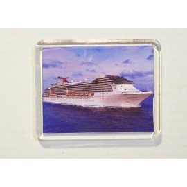 REFRIGERATOR MAGNET CARNIVAL LEGEND CRUISE SHIP #2 - 3.5”x 3”