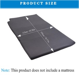 Motorhome Fitted Sheet for VW T5 T6 T6.1 Ocean Folding Bed, Caravan Bedding Rear Bed Bunk Bed Replacement Caravan Protective Cover Folding Bed Fitted Sheet for Camping Transporter