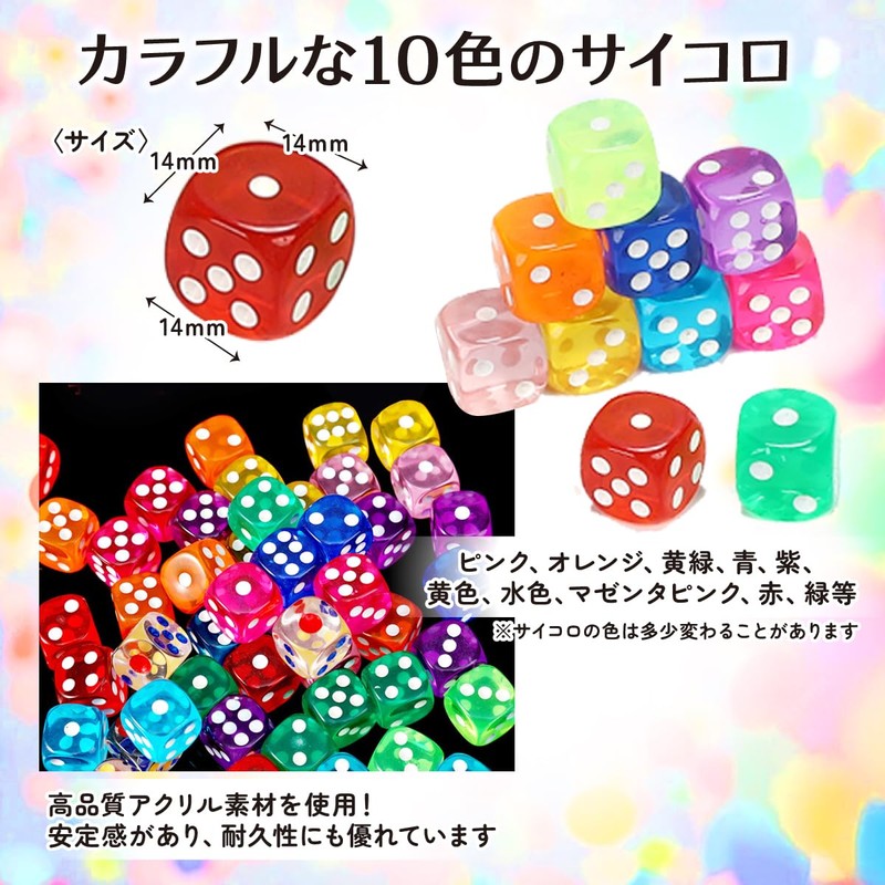 SALUDABLE 40 Dice 2 Dice Cups Dice Stacking Casino Set