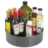 mDesign Lazy Susan Kitchen Rack - Practical Spice Rack For