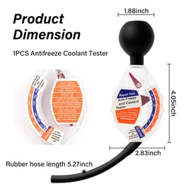 YGDMD Professional Antifreeze Tester Automotive,Accurate Antifreeze Coolant Tester for Understanding The State of Coolant,Dial Type Anti Freeze Checker Universal Car Tool