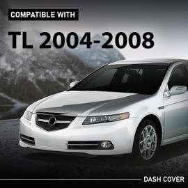 G-PLUS Molded Dashboard Dash Cover Compatible with Honda Acura TL 2004 2005 2006 2007 2008 Dash Board Cover (Light Gray)