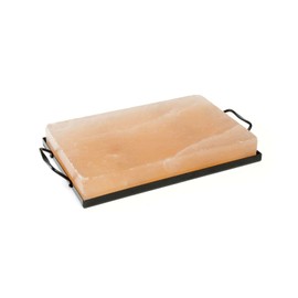 (GG) Himalayan Salt Rock Slab Holder 12 x 8 Inch Tray