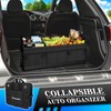 K KNODEL Car Trunk Organizer, Foldable Cover, Heavy Duty Collapsible
