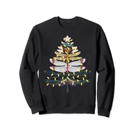 Dragonfly Christmas Tree Tshirt Insect Lover Gift Men 2020 Sweatshirt