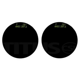 TITUS Replacement Lenses Cup Type C Frame Industrial Quality Welding Goggles UV IR Green 5 7 8 9 10 11 12 13 or 14 Filter