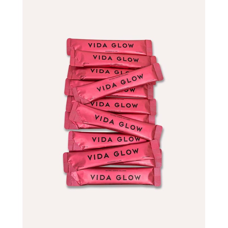 Vida Glow Marine Collagen Cranberry and Lime 30 x 3g