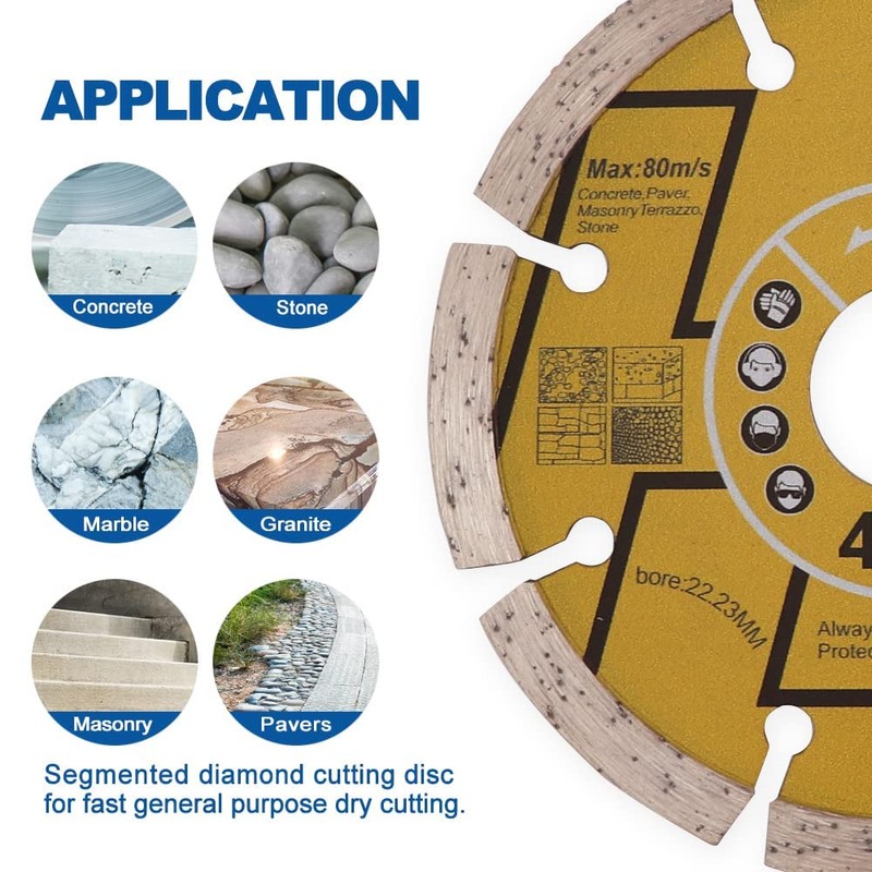 HIGHDRIL Diamond Cutting Disc - 105MM /4inch Diamond Cutting Disc