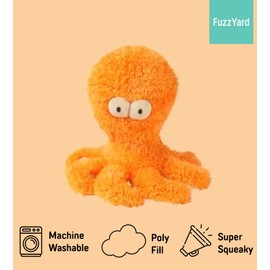 Fuzzyard Neighborhood Nasties Plush Dog Toy (Small, Legs a Lot Octopus)